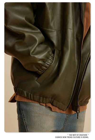 Chaqueta de Cuero Vintage Americana - Estilo Retro Clásico - Image 29