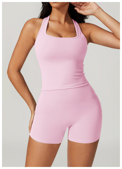 Brasier Deportivo Espalda en H con Tela Cepillada para Mujer - Image 23