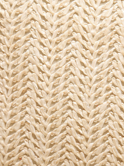 Bolsa para Teléfono de Paja con Perla y Borla Elegante - Image 16