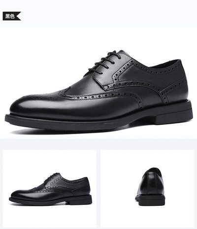 Zapatos Brogue de Cuero para Hombre - Estilo Clásico Elegante - Image 22