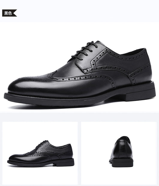 Zapatos Brogue de Cuero para Hombre - Estilo Clásico Elegante - Image 22