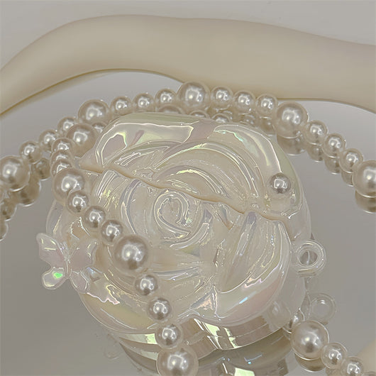 Funda para Audífonos Camellia Blanco Perla - Image 9