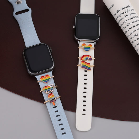 Reloj de Pared Metal Arcoíris con Amor y Diseño Infantil - Image 29