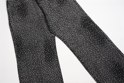 Pantalones Jeans Rectos Anchos con Detalles de Strass - Diseño Casual Moderno - Image 40