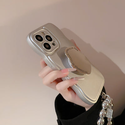 Funda Protectora para Teléfono con Soporte Metálico Plateado - Image 43