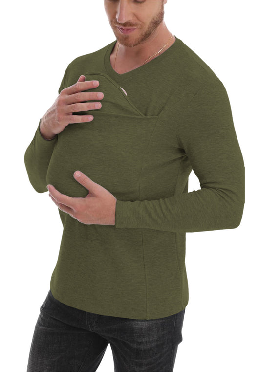 Camiseta Manga Larga Multifuncional Papá Canguro Premium - Image 11