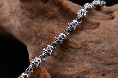 Collar de Plata Esterlina 925 con Calavera de 6mm - Image 13