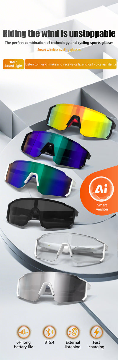 Gafas Inteligentes Deportivas con Bluetooth y Audio Integrado - Image 23