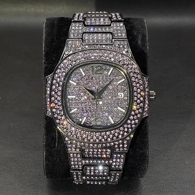 Reloj Hip Hop Diamantes Completos Rap Bling - Image 22