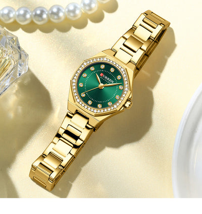 Reloj Elegante Impermeable con Cristales Decorativos - Image 35