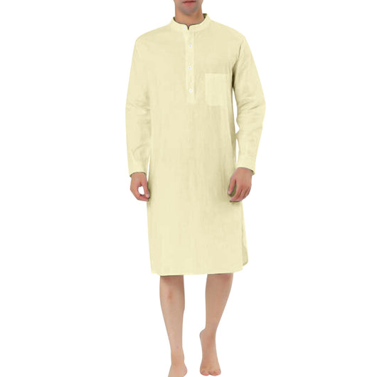 Bata Camisera Clásica con Bolsillos para Hombre - Image 32