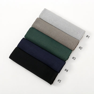 Pañuelo Modal Rayon Malayo Indonesio Colores Sólidos Transpirable - Image 57