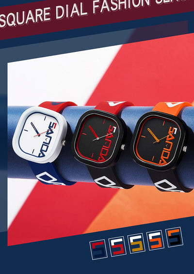 Reloj de Moda Cuadrado en Silicona Resistente al Agua - Image 20