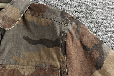 Chaqueta Cargo Camuflaje Retro para Hombre con Bolsillos Funcionales - Image 22