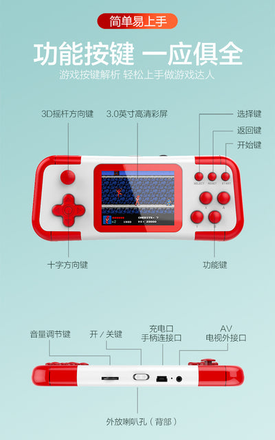 Consola de Juegos Portátil HD Dual para Dos Jugadores - Image 16