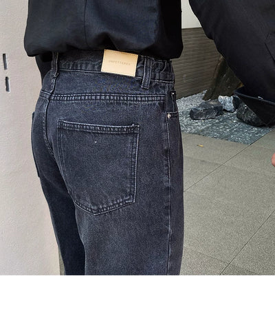 Jeans Slim Fit Estilo Retro Británico para Hombre - Image 55