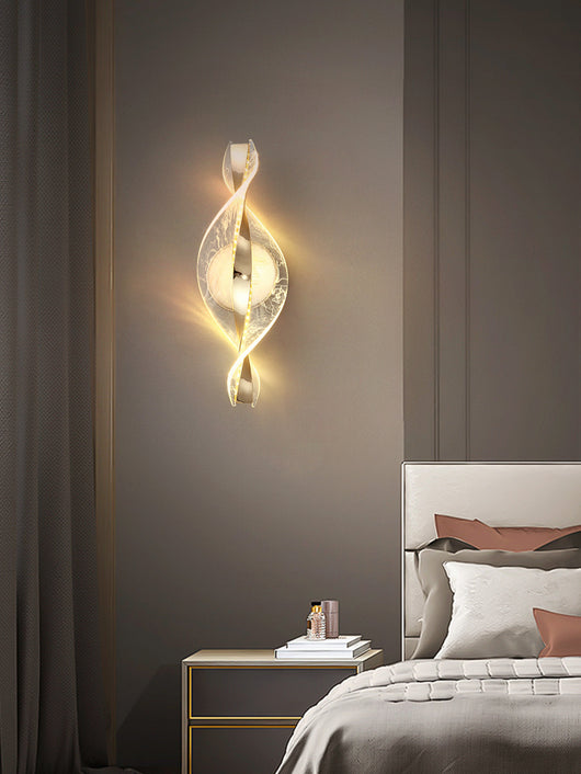 Lámpara de Pared LED Copo de Nieve Aluminio Dorado para Pasillos - Image 25