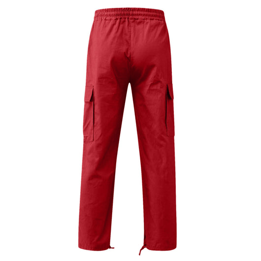 Pantalones Casuales con Múltiples Bolsillos y Cordón Ajustable - Image 94