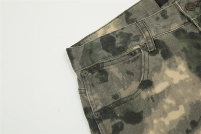 Pantalones de Trabajo Camuflaje Tie-dye Multi-bolsillos para Montaña - Image 38