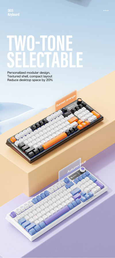 Teclado Mecánico Gaming con Perilla de Control para Notebook - Image 23