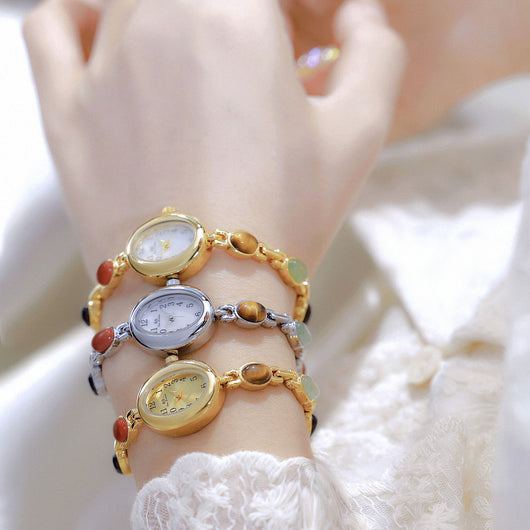Pulsera de Jade Natural Multicolor Fu Lu Shou - Abundancia y Protección - Image 24