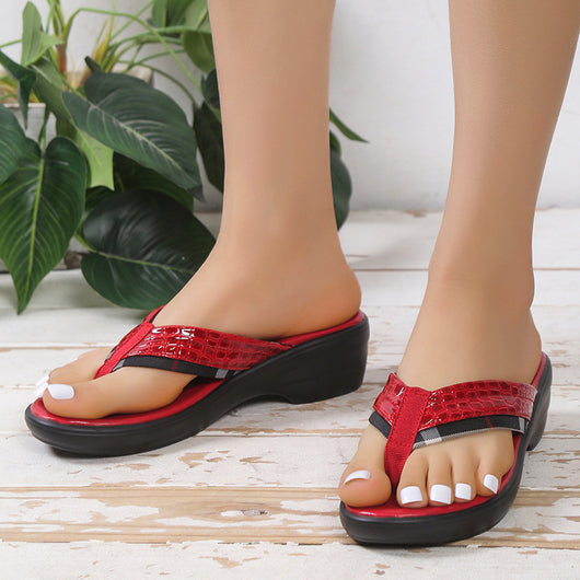 Sandalias Cuña Plataforma Flip-Flop para Mujer - Image 19