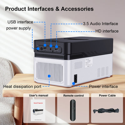 Proyector Inteligente 1080p Ultra Compacto con Enfoque Automático 8K - Image 8