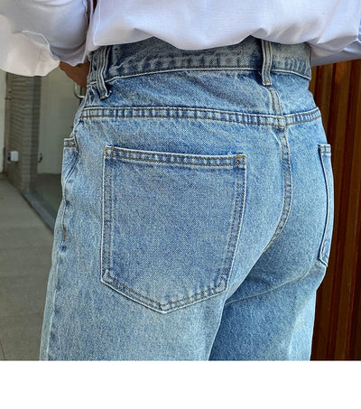 Jeans Slim Fit Estilo Retro Británico para Hombre - Image 111
