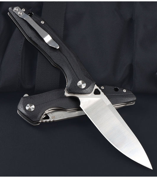 Cuchillo Plegable Táctico D2 Portátil para Autodefensa - Image 14