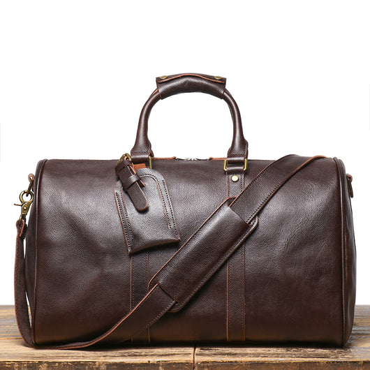 Bolsa Crossbody de Cuero Genuino para Hombre - Gym y Viajes - Image 35