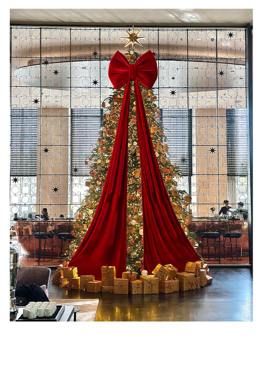 Moño Navideño de Terciopelo Tamaño Grande - Image 45