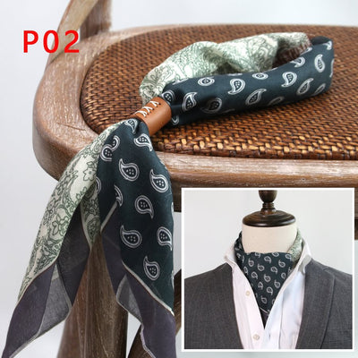 Bufanda de Seda Fina para Hombre - Accesorio Versátil Youth - Image 40