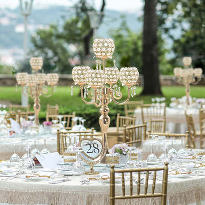 Candelabro de Cristal Luxury para Bodas y Eventos Elegantes - Image 16