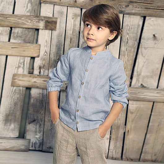 Polera Infantil Manga Larga Básica Versátil - Image 50