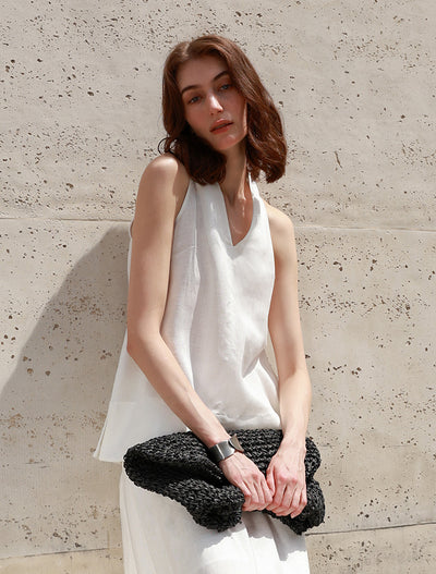 Top Halter Mujer Tirantes Finos para Verano - Blusa Fresca y Versátil - Image 19