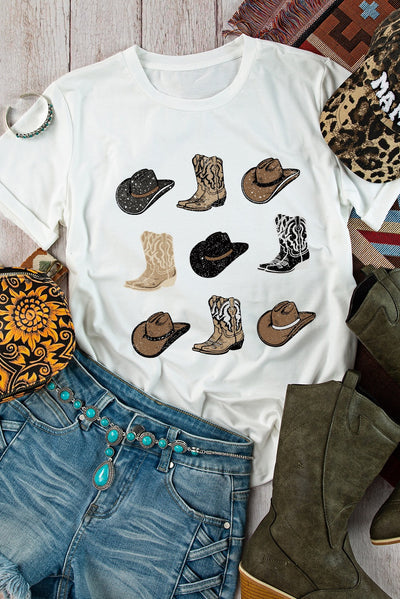 Camiseta Western Retro Denim para Conciertos Country - Image 27