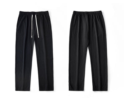 Pantalones Deportivos Rectos con Cordones para Hombre - Diseño Versátil - Image 25