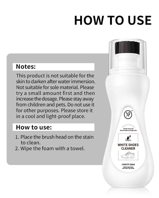 Limpiador de Zapatos Blanco sin Agua - Removedor de Manchas y Brillo Instantáneo - Image 9