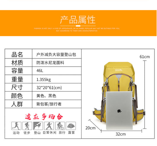 Mochila Impermeable de Gran Capacidad Multifuncional Resistente - Image 10