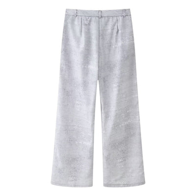 Conjunto de Dos Piezas: Blusa Bordada y Pantalón Pierna Ancha - Image 30