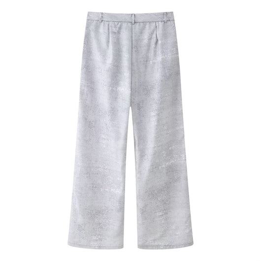 Conjunto de Dos Piezas: Blusa Bordada y Pantalón Pierna Ancha - Image 30