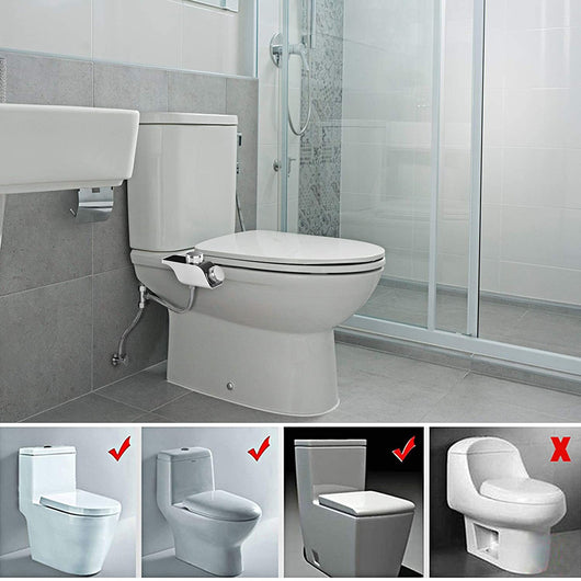 Asiento de Inodoro Inteligente con Limpiador Corporal sin Electricidad - Image 11