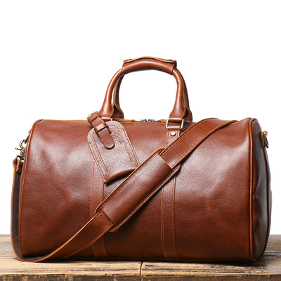 Bolsa Crossbody de Cuero Genuino para Hombre - Gym y Viajes - Image 33