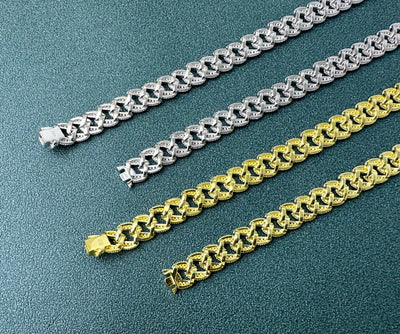 Cadena Cubana de Diamantes Completos Estilo Europeo y Americano - Image 29