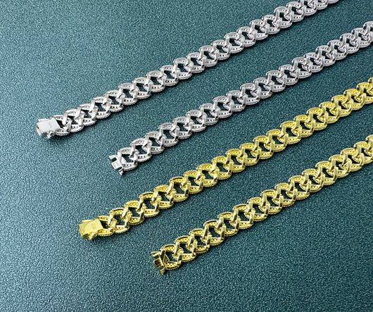 Cadena Cubana de Diamantes Completos Estilo Europeo y Americano - Image 29