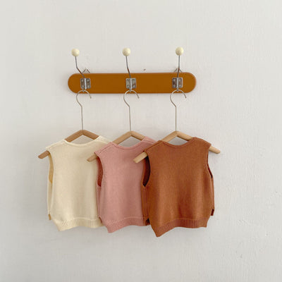 Chaleco Cardigan Tejido para Niños con Borlas - Image 12
