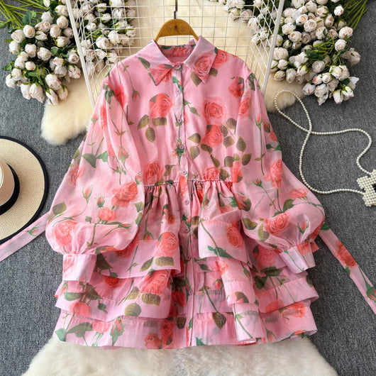 Jumpsuit Elegante con Cintura Ajustable, Volantes Escalonados y Detalles de Encaje Retro - Image 33