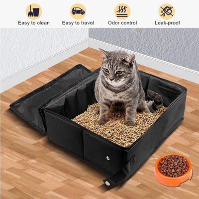 Arenero Plegable de Tela para Gatos - Image 12