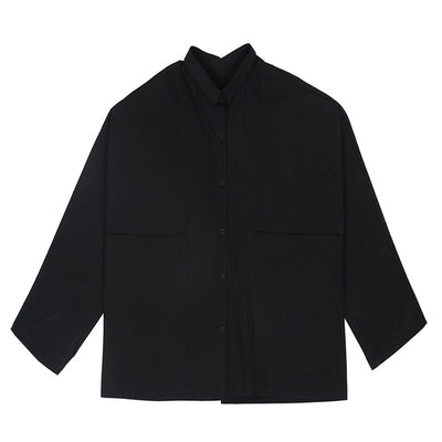 Camisa Oversized Dark Style con Botones Delanteros y Traseros - Manga Larga - Image 25