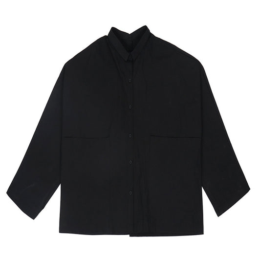 Camisa Oversized Dark Style con Botones Delanteros y Traseros - Manga Larga - Image 25